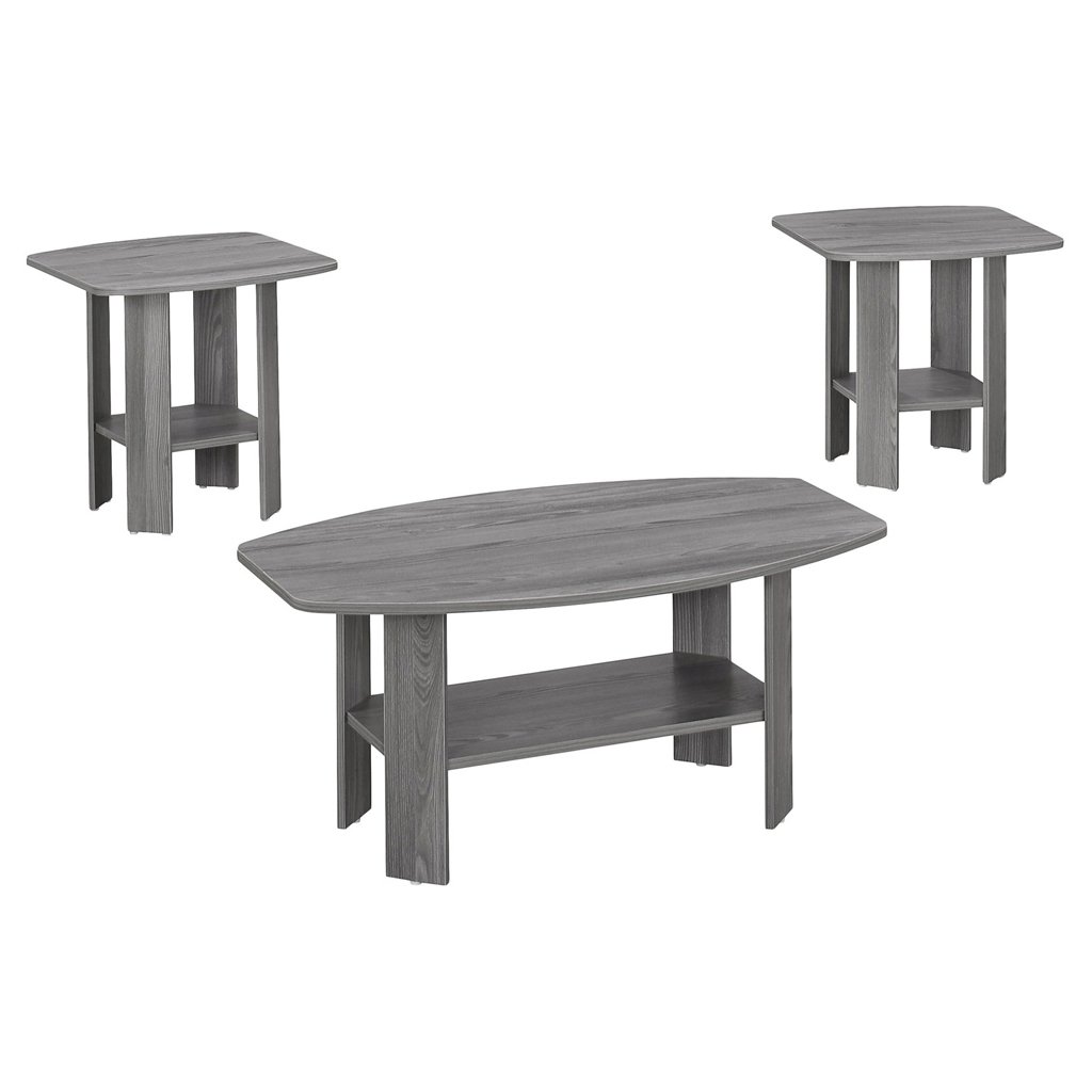 Best Gray Marble-Look 3-Piece Table Set