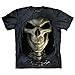 The Mountain Adult 100% Cotton Big Face Death T-Shirt (Dark Grey)