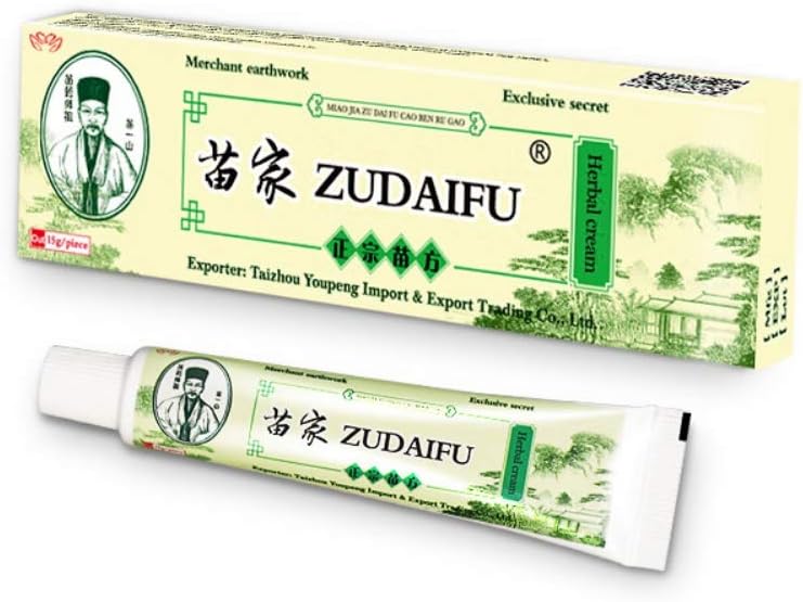 Chinese Herbal Ointment Antibacterial Ointment Creams for Skin Itching Eczema Dermatitis Pain Relieve Skin Disease Treatment (white)