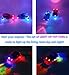 Car Track,Light Up Tracks Car(2-Pack) Glow in The Dark Racing Track Accessories Compatible Most Tracks,Boys & Girls (style2: red +Blue)