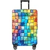 MosaiRudo Travel Luggage Covers For Suitcase Tsa Approved,Suitcase Cover Protector Fit 18-32 Inch Luggage Travel Accessories (T2481, S)