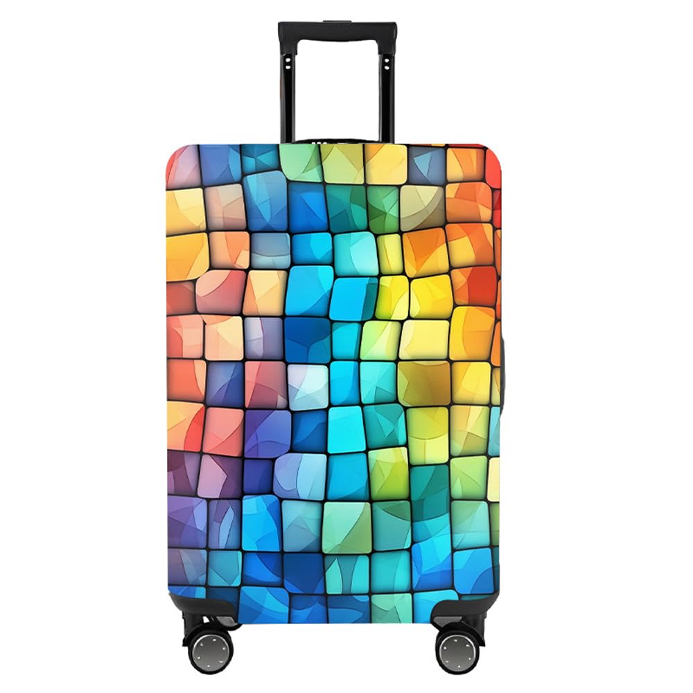 Photo 1 of MosaiRudo Travel Luggage Covers For Suitcase Tsa Approved,Suitcase Cover Protector Fit 18-32 Inch Luggage Travel Accessories (T2481, XL)