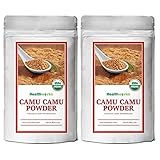 Healthworks Camu Camu Powder Raw Organic, 8 Ounce (2 4oz Packs)