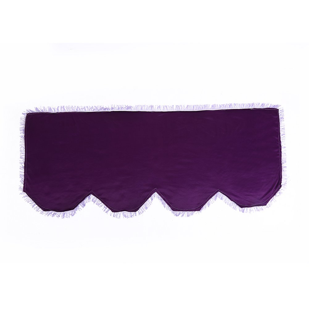 Piano Cover, Anti-dust Decorated Piano Keyboard Protector with fastener tape for 61/88 Keys Electronic Piano (88 Key-Violet) Bracket Stool Cover