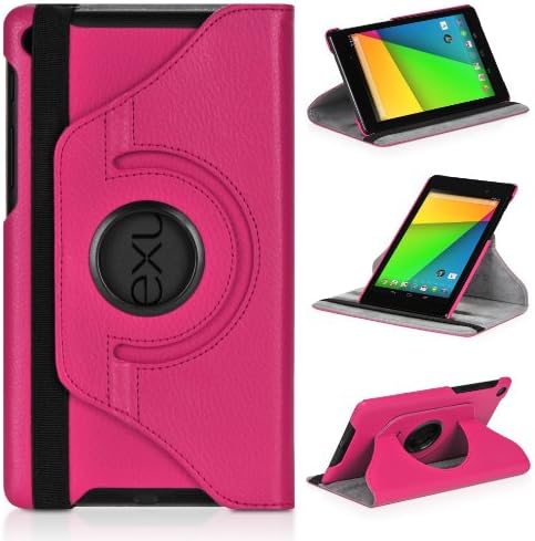 DONZO Wallet Structure 360 tablet bag for Asus Nexus 7 II 90NK0081-M00370 hot pink