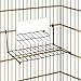 X-ZONE PET Bird Toys Perch, Wire Patio Sundeck Bird Play Pen, Comfy Perch for Parrot, Parrot Perch Shelf，Wire Playstand Portable Training Playground (Bird Mirror with Wire Perch)thumb 3