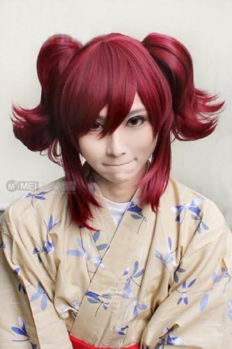 Kuroshitsuji Mey Rin Short Ponytails Anime Cosplay Party Hair Full Wig