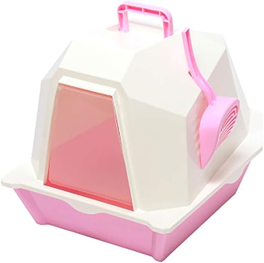 GHPET Caja de Arena para Gatos con Tapa, Caja de Arena para Gatos, Muebles de Caja