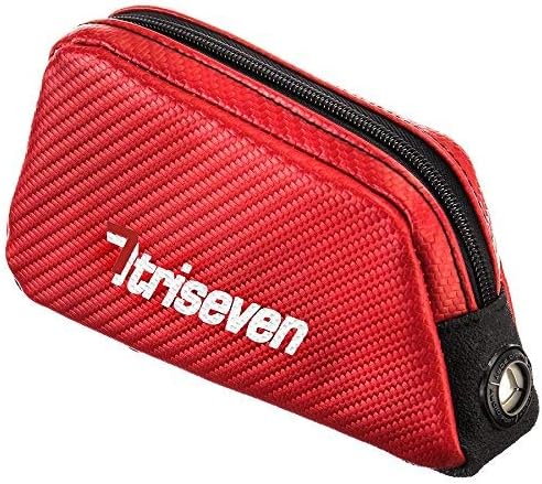 triseven Aero 20 Carbon Cycling Frame Bag - Lightweight Storage for Triathlons & MTB | Holds Most Cell Phones, Wallets, 7 Gels, Pump, Tools and More!