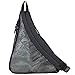 Eastsport See Through Mesh Sporty Trap Single Strap Cross Body Backpack Bag for Gym, Travel, Beach, Pool, Black
