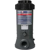 MAYGO Inline Automatic Pool chlorinator,1-1/2 '' Internal Thread Connection | Epdm o-ring leakage proof and anti-aging design, no chlorine smell overflow, applicable to the ground and indoor pool(9LB)