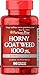 Puritan's Pride Horny Goat Weed 1,000mg, Exotic Herb for Men, Herbal Energy Supplement, 90 Rapid Release Capsules