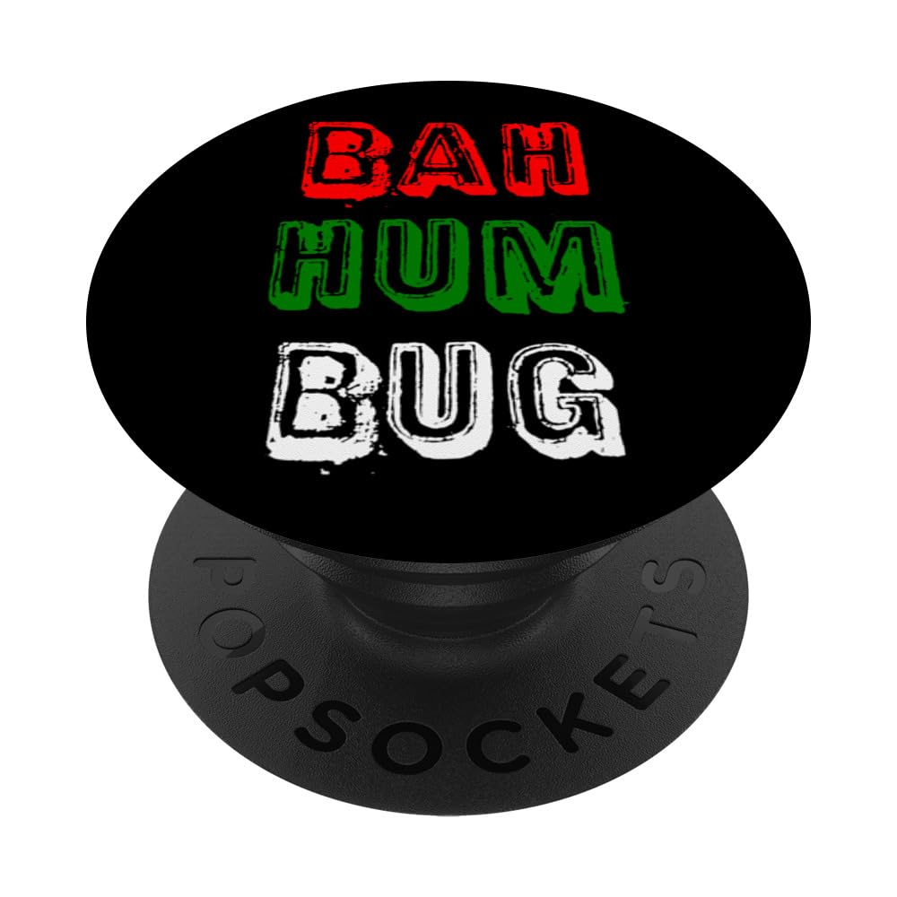 Christmas Bah Humbug Festive Grumpy Spirit PopSockets Swappable PopGrip