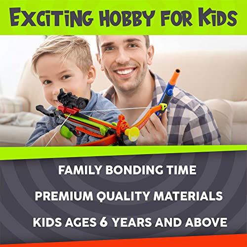 Toysery Kids Crossbow Archery Set Bow and Arrow Hunting Toy for 6
