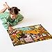 Petit Collage Floor Puzzle Enchanted Woodland 24 Pieces | Large Puzzle for Kids | Completed Woodland Puzzle Measures 18” x 24” | Makes a Great Gift Idea for Ages 3+