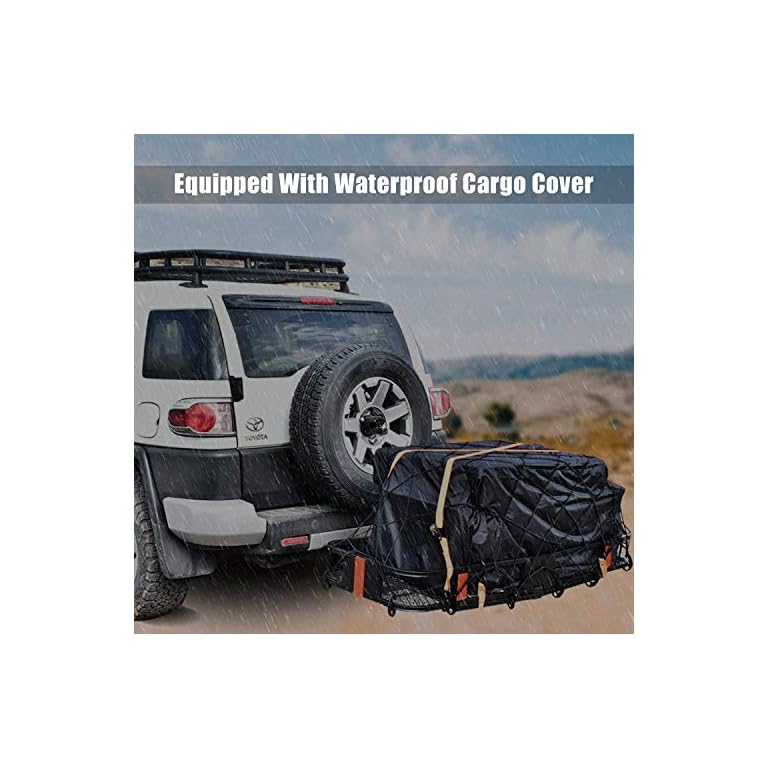 titimo 60 x21 x6 folding hitch mount cargo carrier