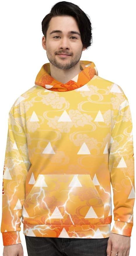 demon slayer white hoodie