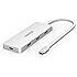 Anker Premium USB-C Hub with Power Delivery, with 3 USB 3.0 Ports, 1 USB-C Recharging Port and Aluminum Exterior for the new MacBook 2016 and ChromeBook Pixel