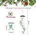Dekopia Solar Wind Chimes 8 Hummingbird Outdoor Decor Color Changing Light Sensor Solar Power eco Friendly Easy to use Waterproof Design Christmas Ornaments Night Party Garden Decor