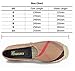 Tengyu Women's Espadrilles Flats Original Slip On Loafer Shoes Classic Canvas Comfort Alpargatas (US8=EU39=24.5CM, Khaki)