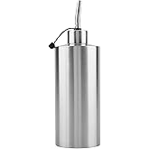 CFTGIW Premium Stainl Steel Stainl Steel Oil Bottle Vinegar Sauce Dispenser Container Home Kitchen Supplies Se Solution Sto Using Oils and (A Type)