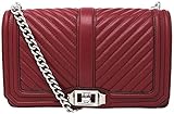 Rebecca Minkoff Chevron Quilted Love Leather Crossbody