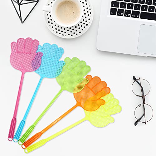 Dirza Fly Swatter Funny Hand Shaped Fly Swatters Durable Colorful