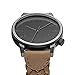 KOMONO Unisex KOM-W2031 Winston Woven Series Analog Display Japanese Quartz Brown Watch
