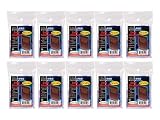 30 (Ten) Pack Lot of 100 Soft Sleeves/Penny Sleeve for Baseball Cards & Other Sports Cards (Packaging May Vary)