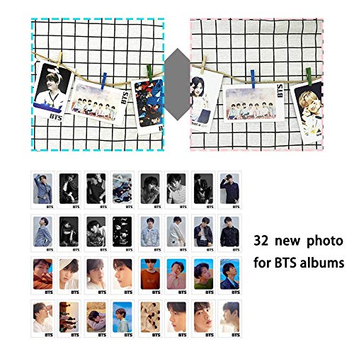 Water-chestnut 32Pcs/Set Kpop BTS Bangtan Boys Album Photo Card PVC Cards LOMO Card Photocard - Thumbnail 3