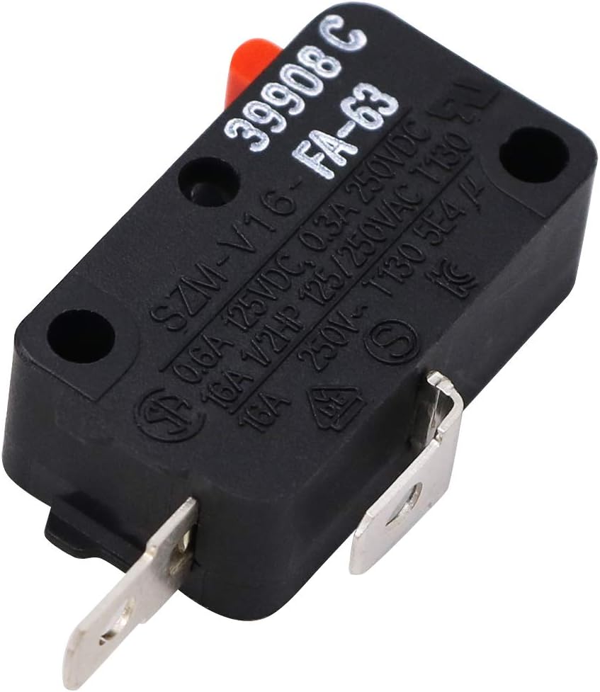 Primeswift Microwave Oven Door Switch SZM-V16-FA-63 WB24X829 Replacement for SZM-V16-FD-63 AP2024337,2 Pack: Home Improvement
