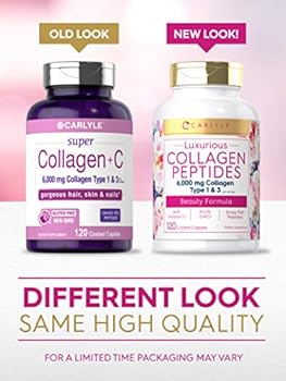 Collagen Peptides 6000 Mg 120 Caplets Type 1 And 3 With Vitamin C Grass Fed Non Gmo Gluten Free Pill Supplement Carlyle Sg Health Household Personal Care Collagen Peptides 6000 Mg 120 Caplets Type 1 And 3 With Vitamin C Grass Fed Non Gmo Gluten Free Pill Supplement Carlyle Sg Health Household Personal Care