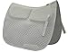 ECP Equine Comfort Products Contoured Correction Dressage Saddle Pad with Adjustable Memory Foam Shims, Quilted Poly-Cotton Design, Pressure Relief for Horses with Swayback or Muscle Loss