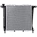 Klimoto Radiator | Compatible with Ford Ranger Bronco II Explorer Mazda Navajo 2.8L 2.9L 3.0L 4.0L V6 Manual Transmission only, Will not work for Automatic | KLI897