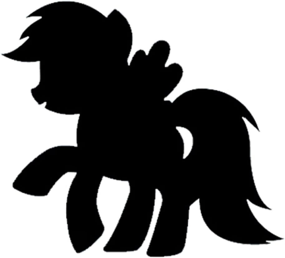 Pack of 3 Rainbow Dash Stencils Made from 4 Ply Mat Board 11x14, 8x10, 5x7