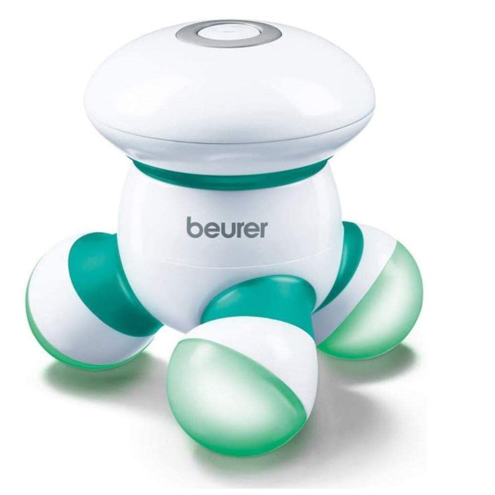Beurer-MG16-Masajeador-Mini-aparato-Vibratorio-con-luz-LED-color-blanco-y-rojo