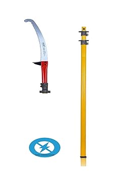 FESTEL - Skytuch frp 5.5 m/18.04 ft Telescopic Pole With Tree Pruning Saw