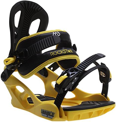 M3 Pivot Rockstar Snowboard Bindings Mens Sz S/M (6-9)