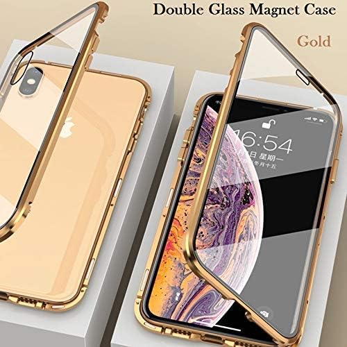 Tarwale iPhone X/iPhone Xs Magnetic Protective Gold Case