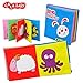 LALABABY Animal Party Cloth Book Early Education Toy for 0-18 Months