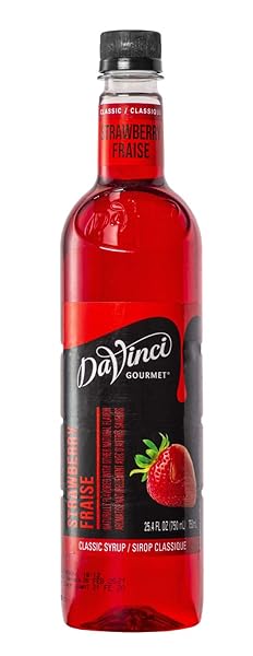 DAVINCI SYRUP – STRAWBERRY – PET – 25.4 OZ