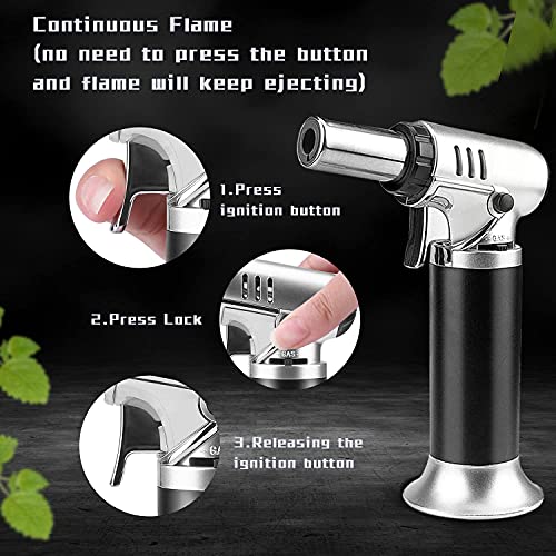 Butane Torch, Aottom Kitchen Mini Blow Torch, Culinary Small Torch