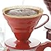 Hario V60 Plastic Coffee Dripper, Size 02, Red