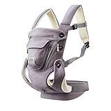 SUNVENO Ergonomic Baby Carrier Breathable Front Facing Infant Baby Sling Backpack Pouch Wrap Baby Kangaroo for Baby 0-12 Months
