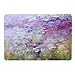 Compatible with MacBook Air 13 Inch Case A1466 A1369, Rubberized Hard Plastic Case Cover Anti-Scratch Protective Cover for 2010-2017 Release for MacBook Air 13 Without Touch ID (Purple Flower Sea)