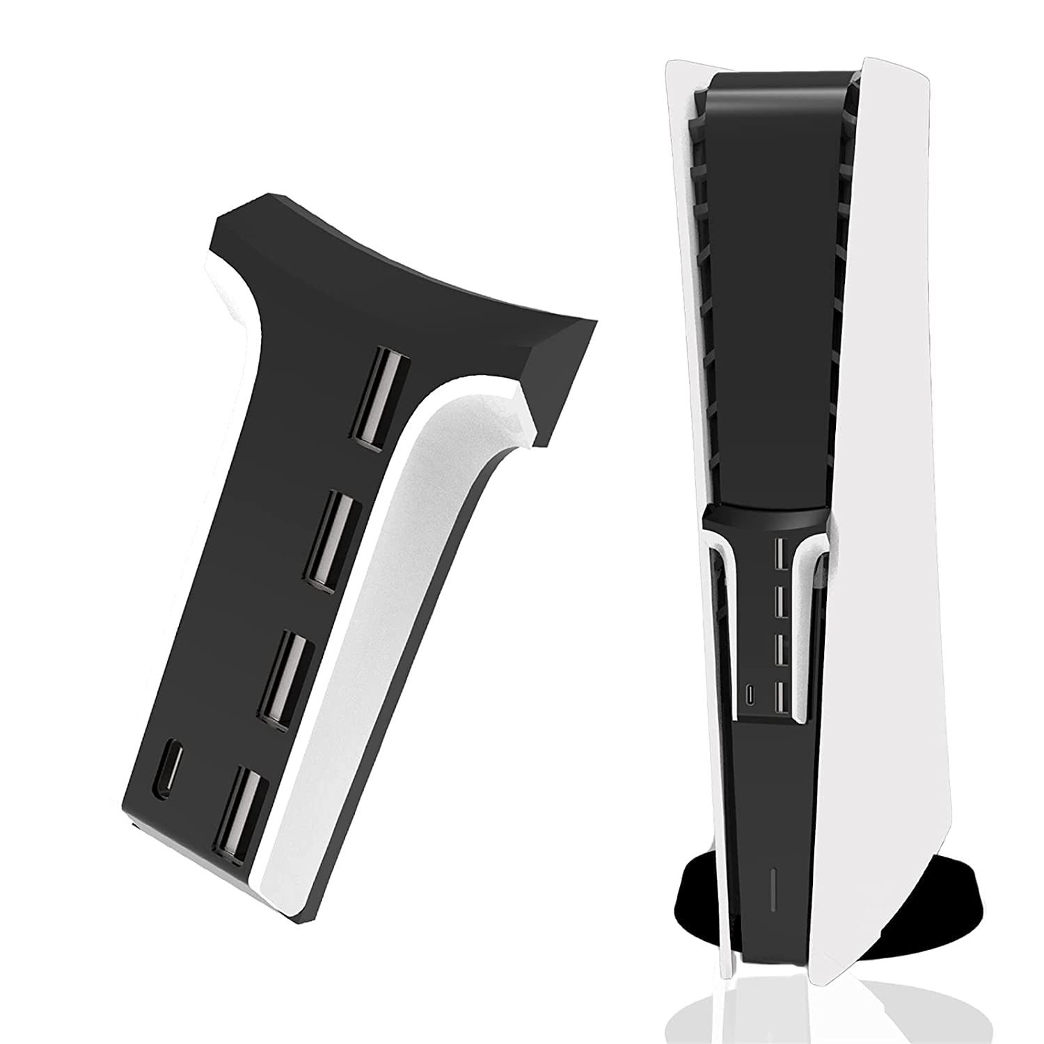 5 Port USB Hub for PS5 Console Expansion Adapter for PS5 Game Console High Speed ​​USB Hub Expands the ports