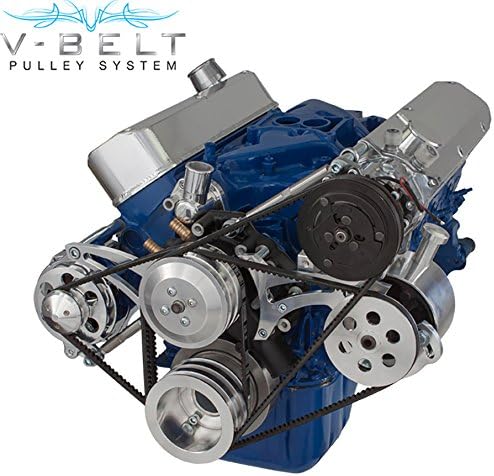Ford 289-302-351W V-Belt System - Alternator, Power Steering, &amp; A/C