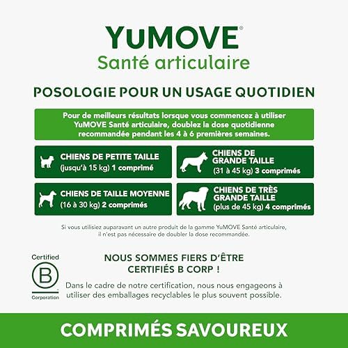Articulation Chien 2-7 Ans - 300 Comprimés, ActivEase et Omega-3
