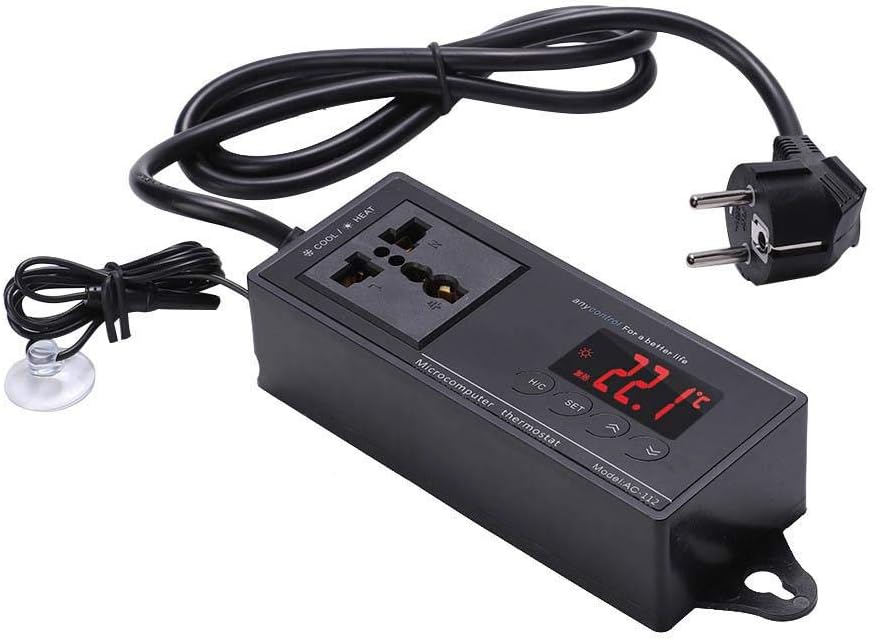 termostato per serbatoio per rettili