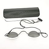 Laserland Stainless Steel Eyepatch Eyewear Glasses Laser Protection Safety Goggles IPL Treatment Od7+ Beauty